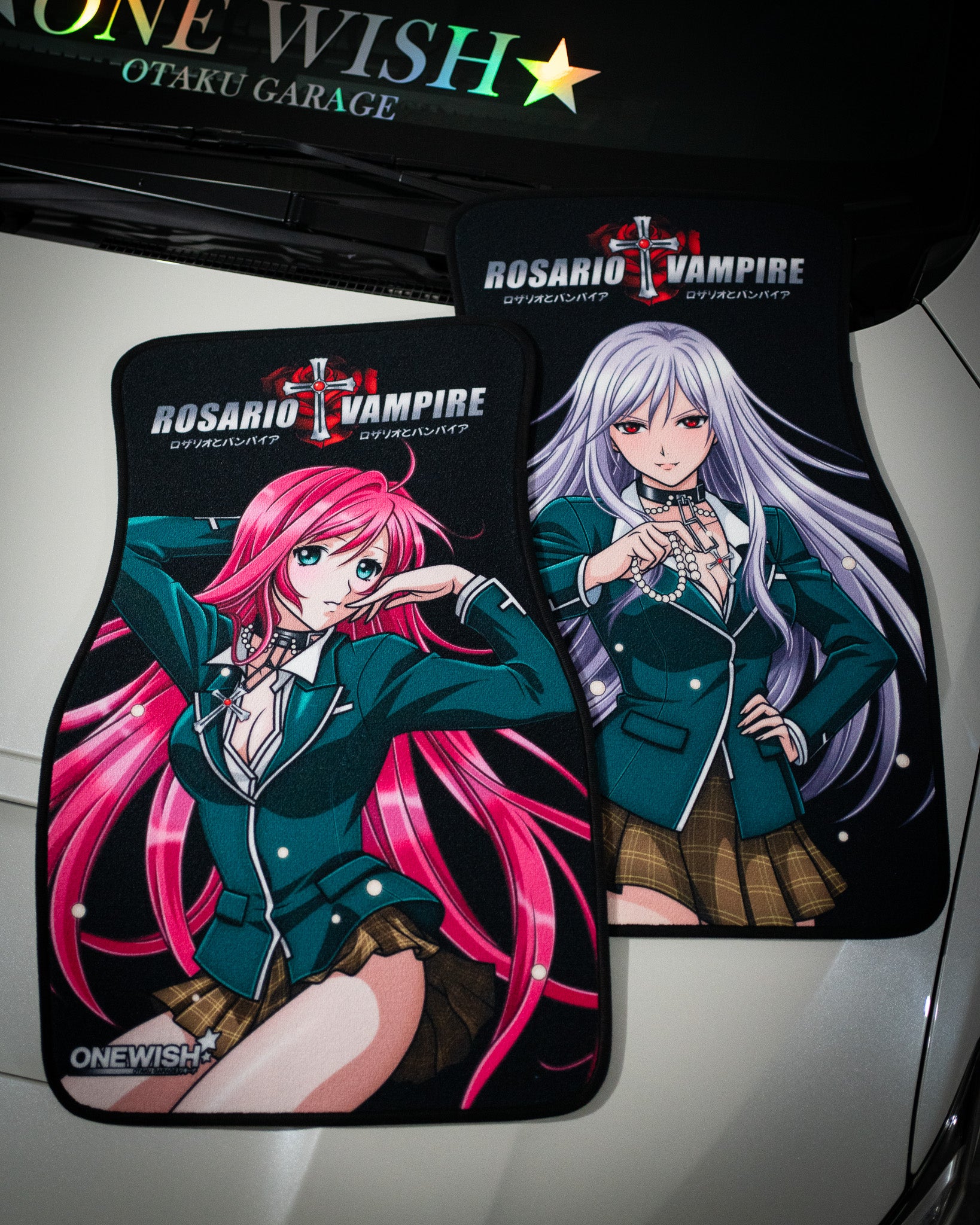 Rosario Vampire Car Mats One Wish Otaku Garage Rosario Vampire Car Mats One Wish Otaku Garage