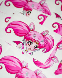 Chibi Moon Sticker