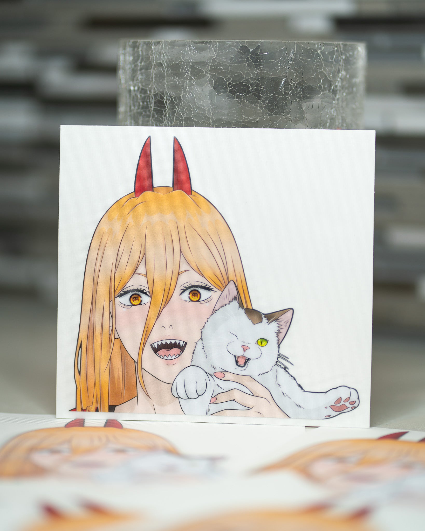 Power & Kitty Sticker