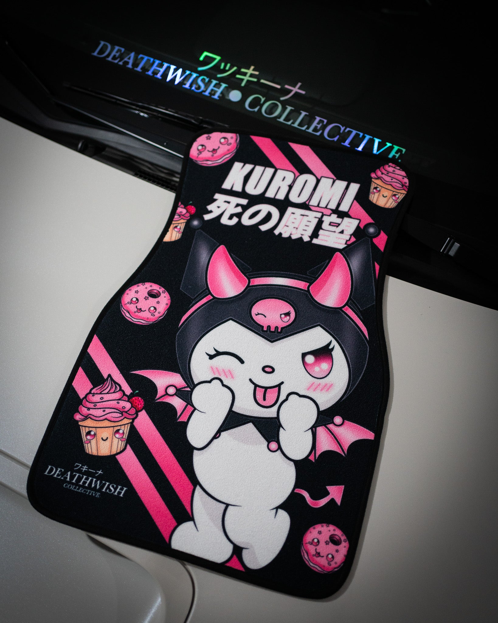 Kuromi "Treats" Car Mats