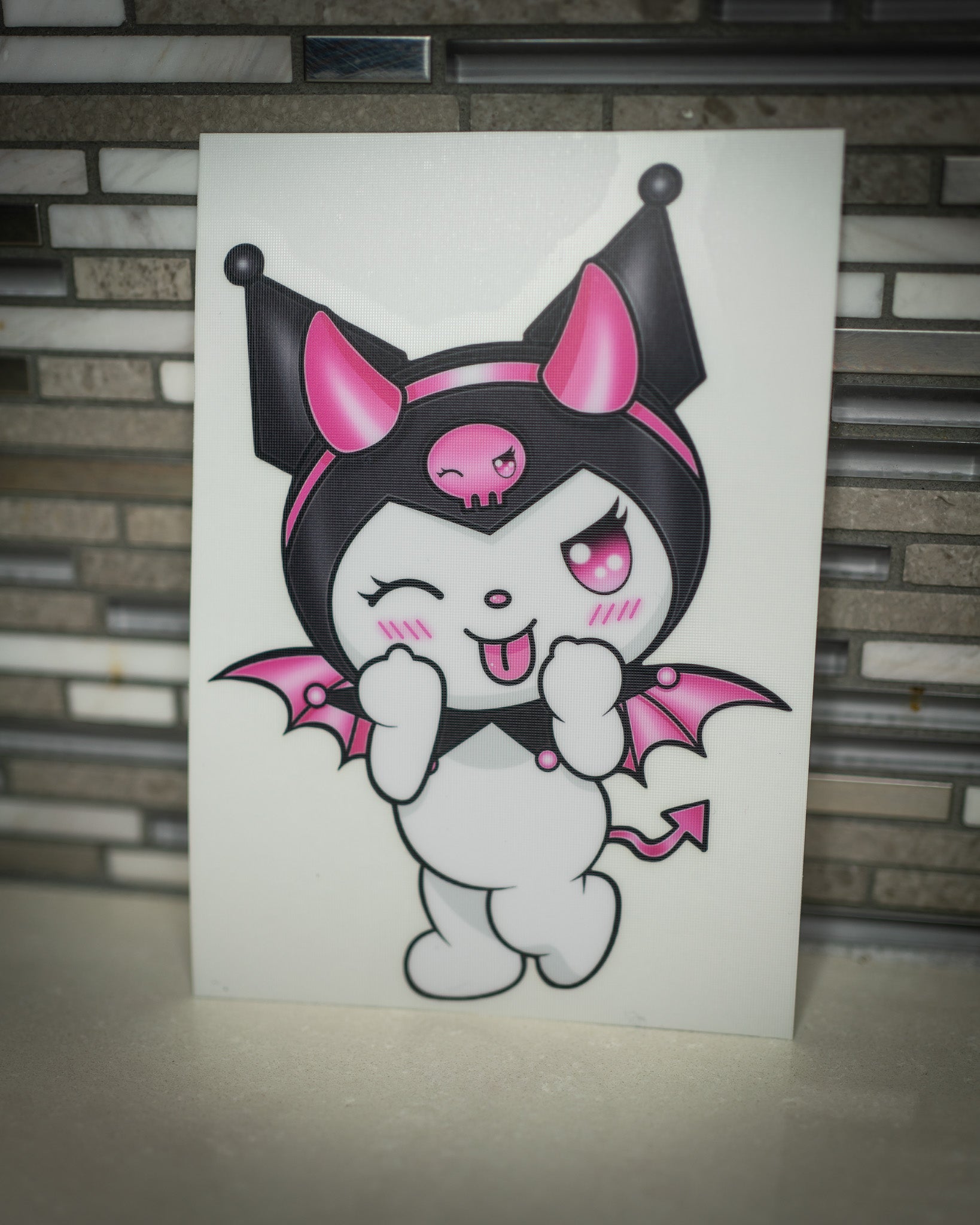 Kuromi Pink Treat Sticker