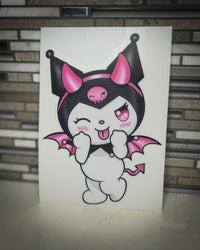 Kuromi Pink Treat Sticker