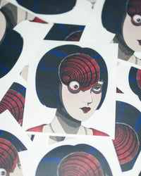 Uzumaki Horror Peeker Sticker