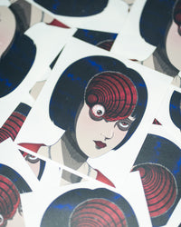 Uzumaki Horror Peeker Sticker