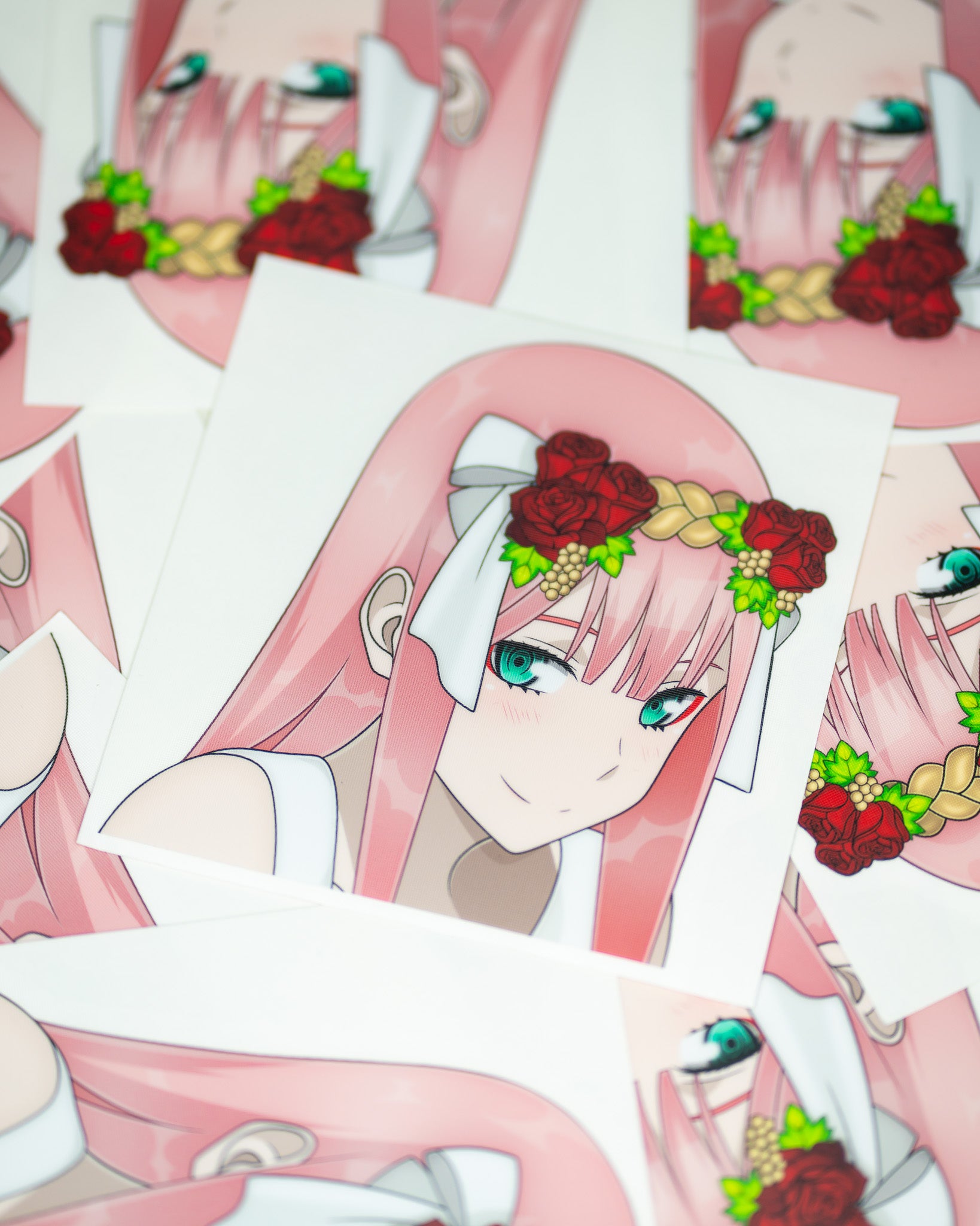 Zero Two Flower Peeker