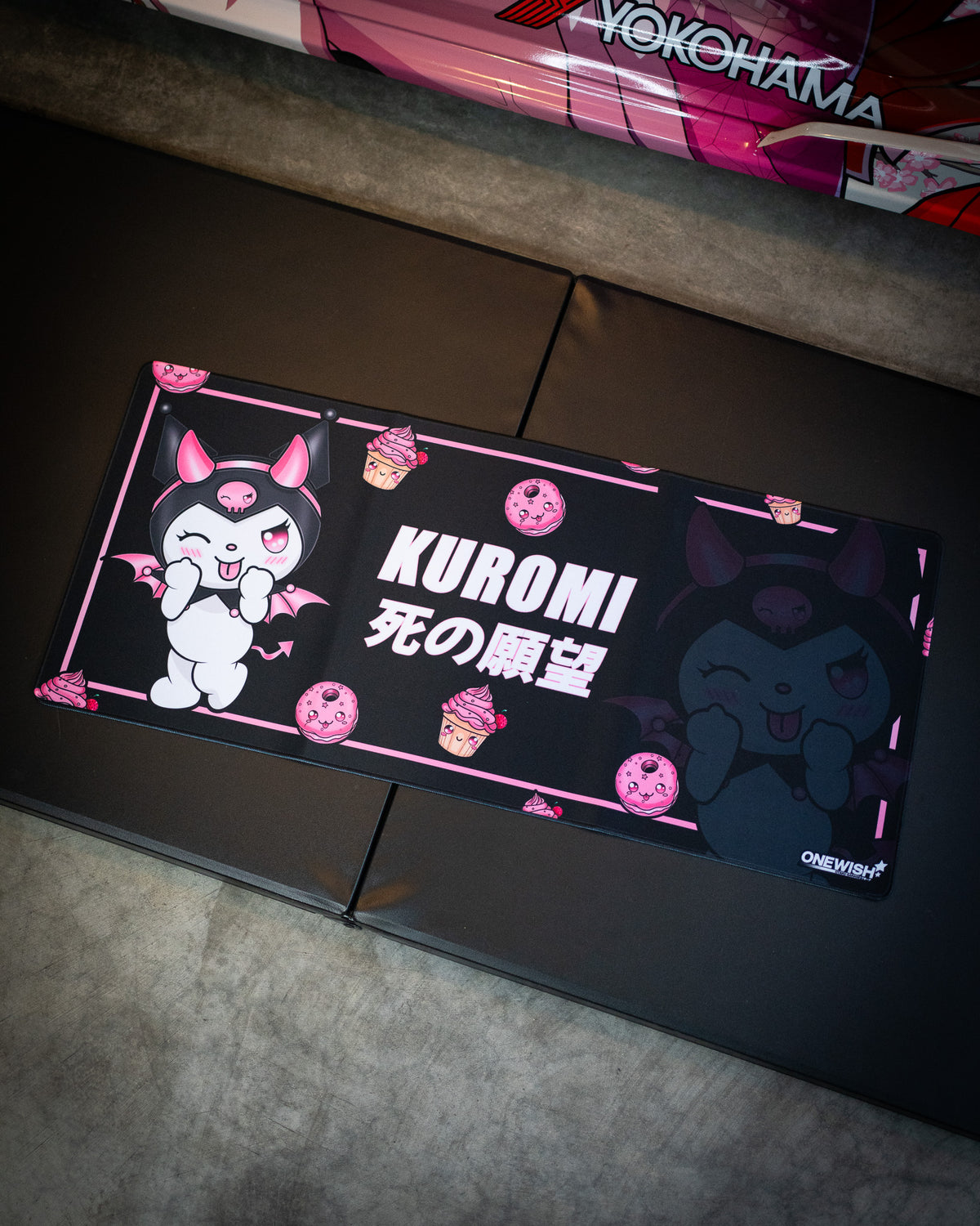 Kuromi Pink Treat Desk Mat