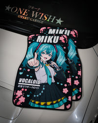 Miku Hatsune Car Mats