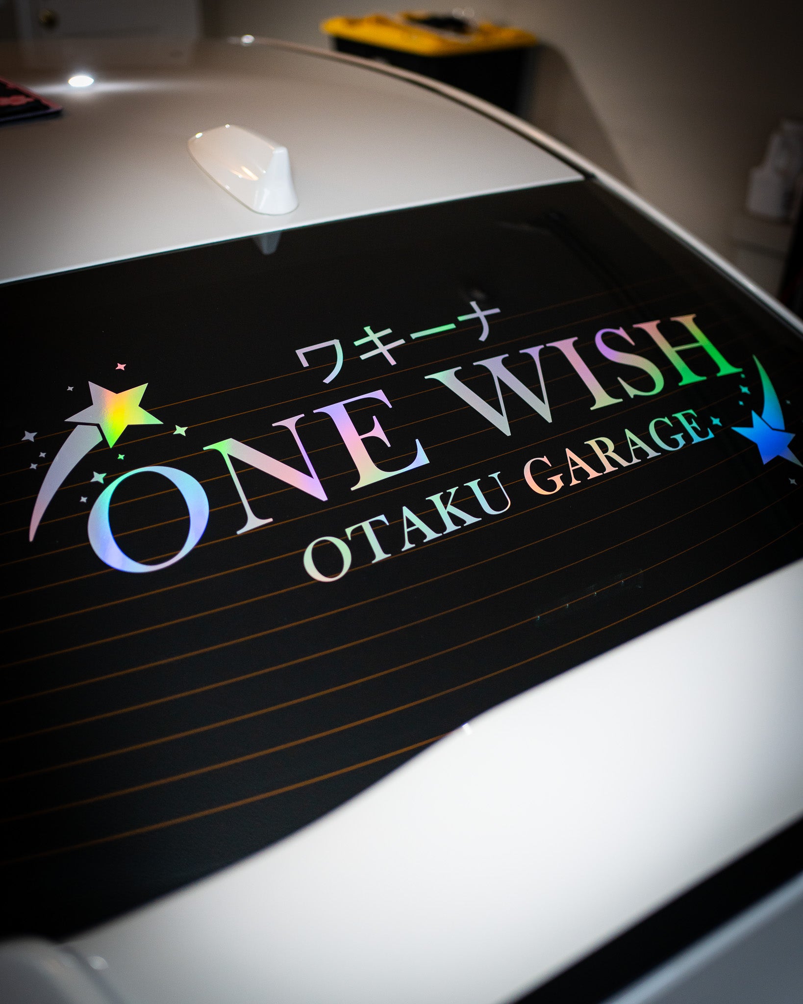 Holographic Rear Window Decal (LARGE)