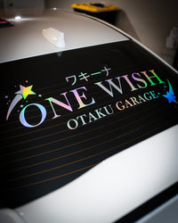 Holographic Rear Window Decal (LARGE)