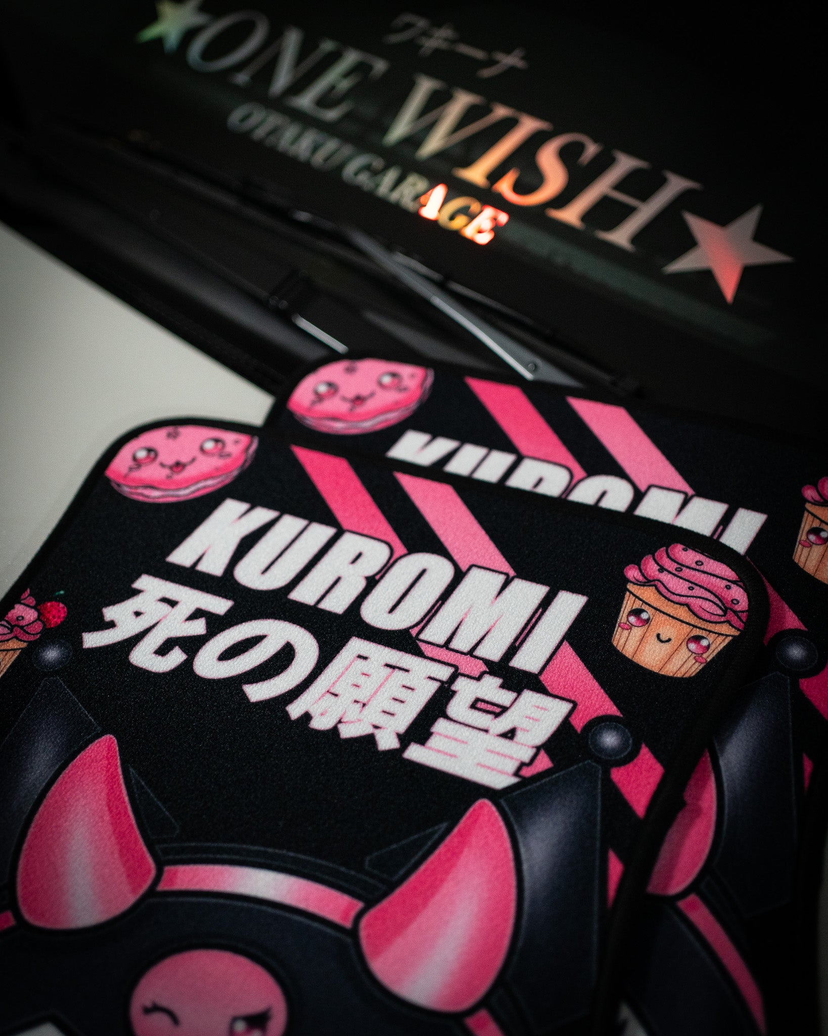 Pink Goth Bunny Car Mats