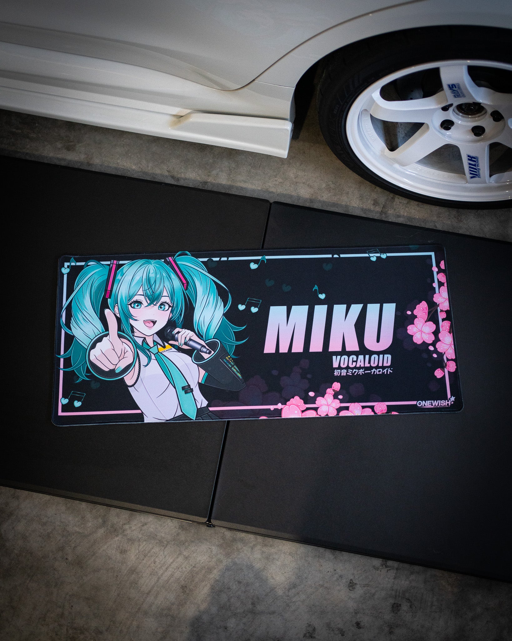 Miku Desk Mat Black