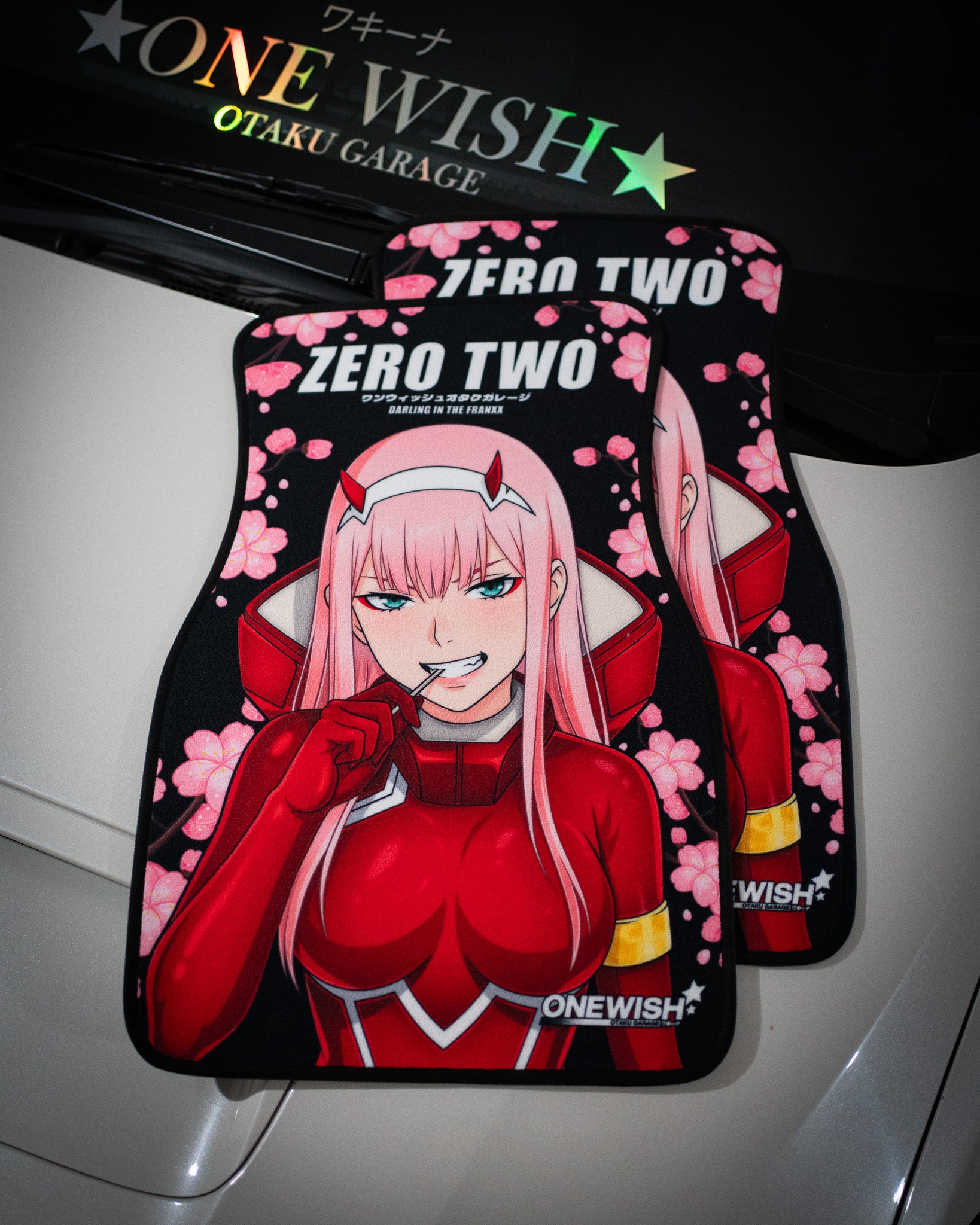 Zero Two "Battle Suit" Car Mats