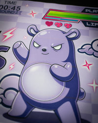 Kuro Fighter Desk Mat