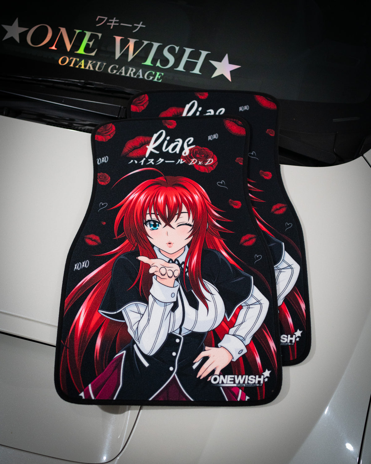 DXD Crimson Queen "Kiss Kiss" Car Mats