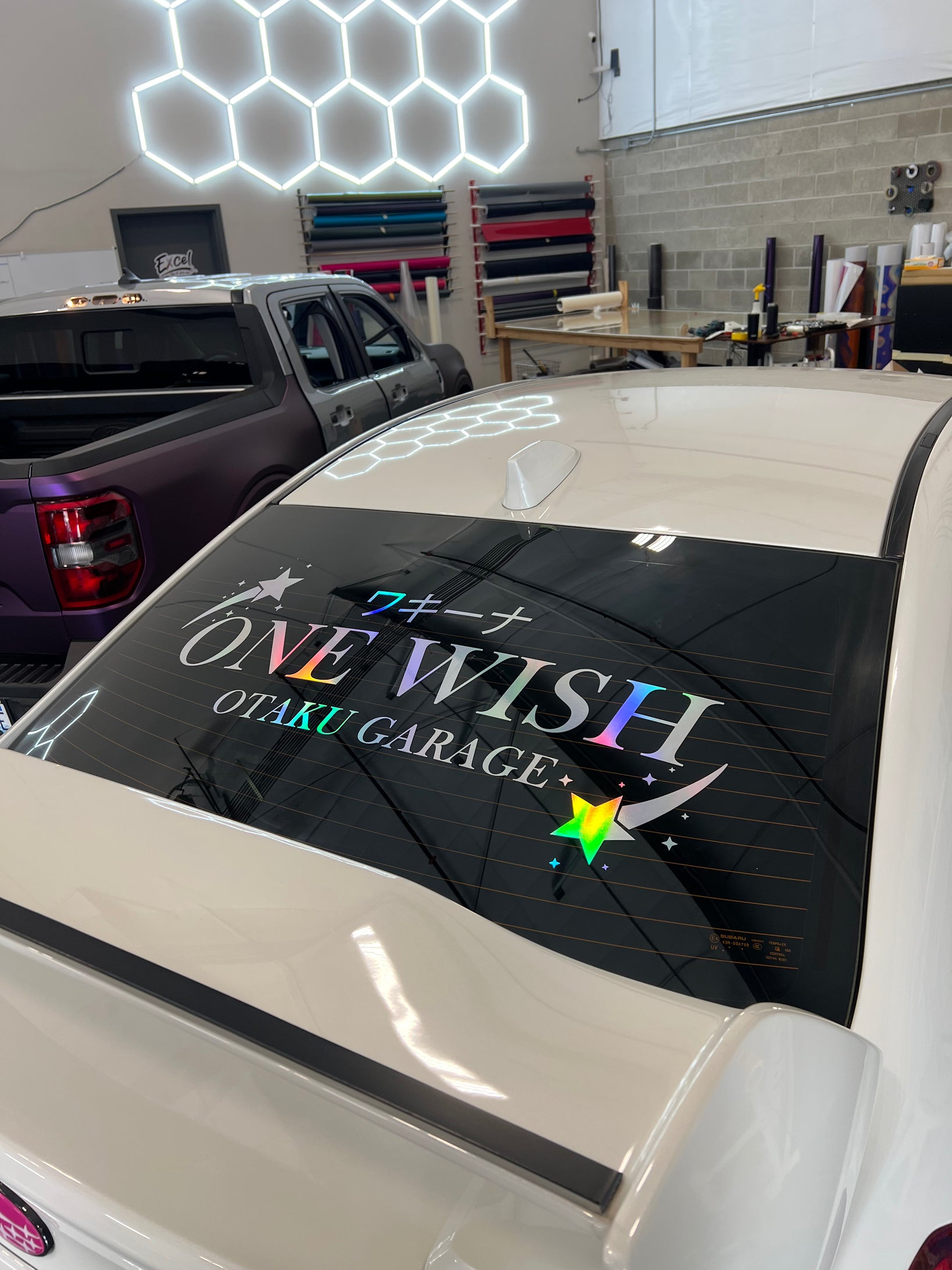 Holographic Rear Window Decal (LARGE)