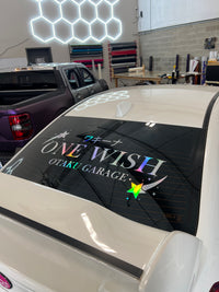 Holographic Rear Window Decal (LARGE)