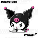 Pink Goth Bunny Sticker