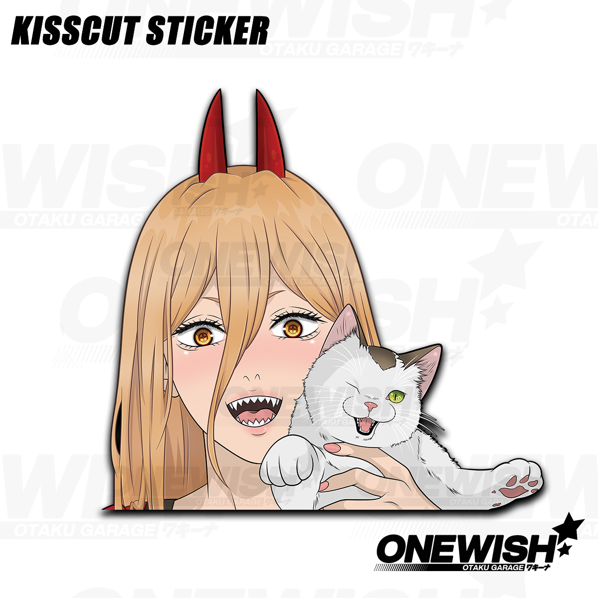 Power & Kitty Sticker