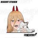 Power & Kitty Sticker