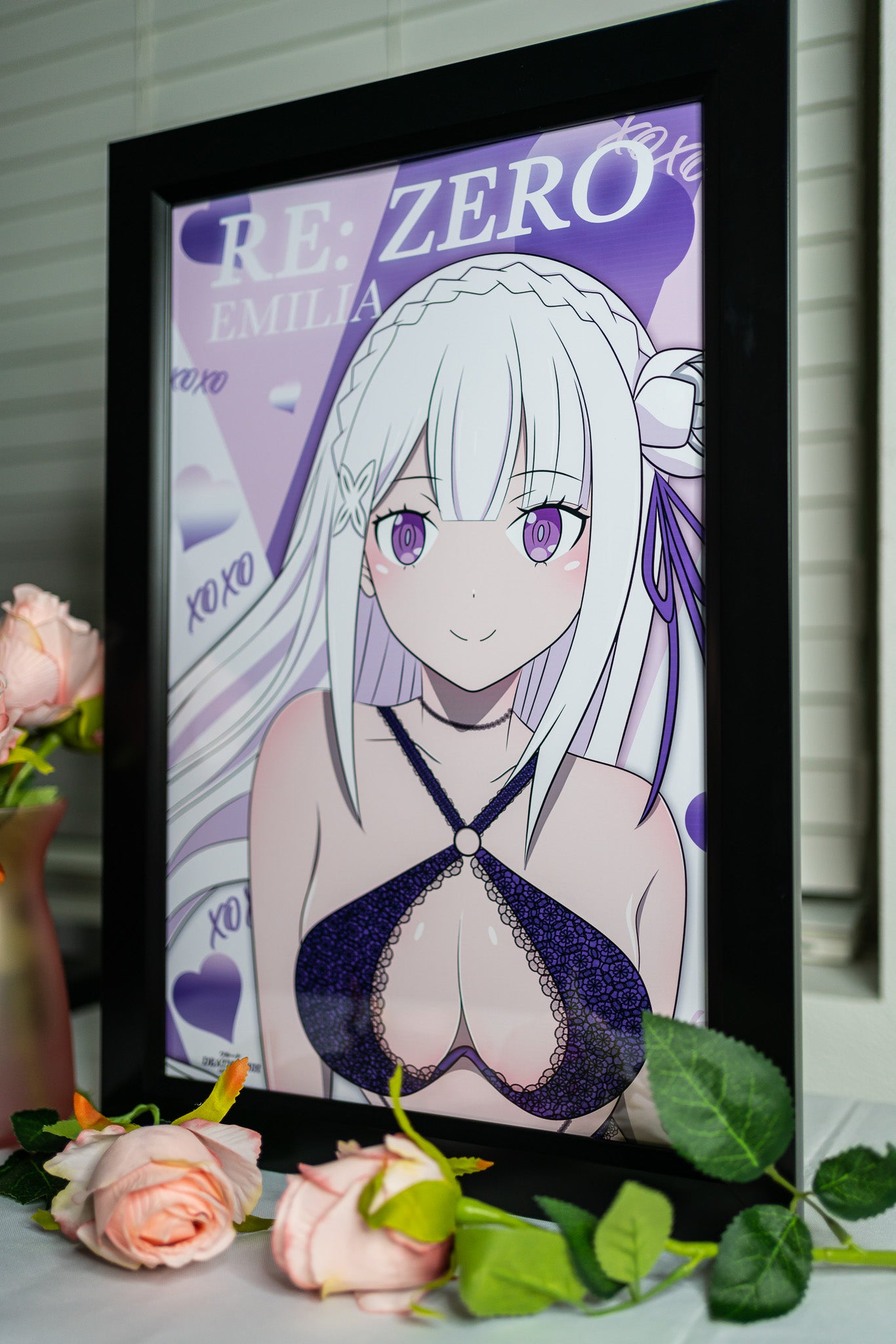 Emilia Poster (Ecchi) One Wish Otaku Garage Emilia Poster (Ecchi) One Wish Otaku Garage