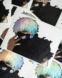 Kaneki Sticker (Spot Holographic)