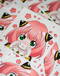 Anya Forger Sticker (Cherry Blossom Edition)
