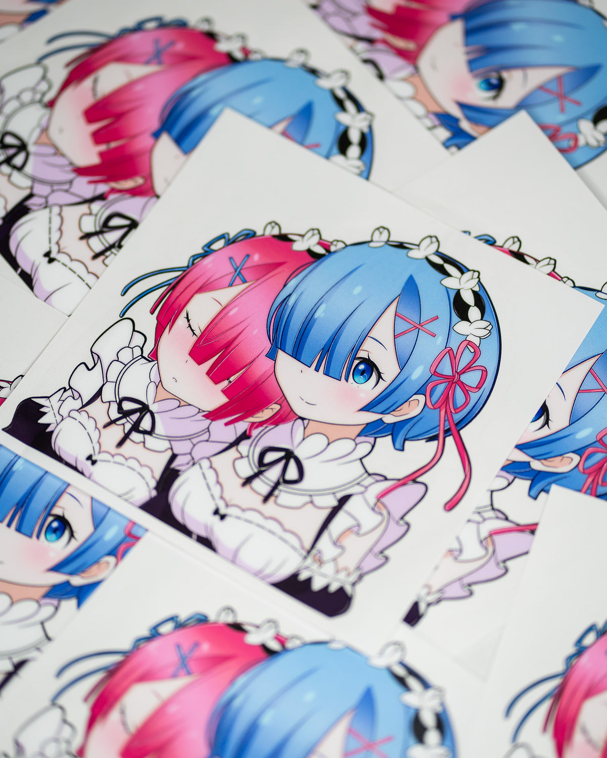 Rem & Ram Sticker