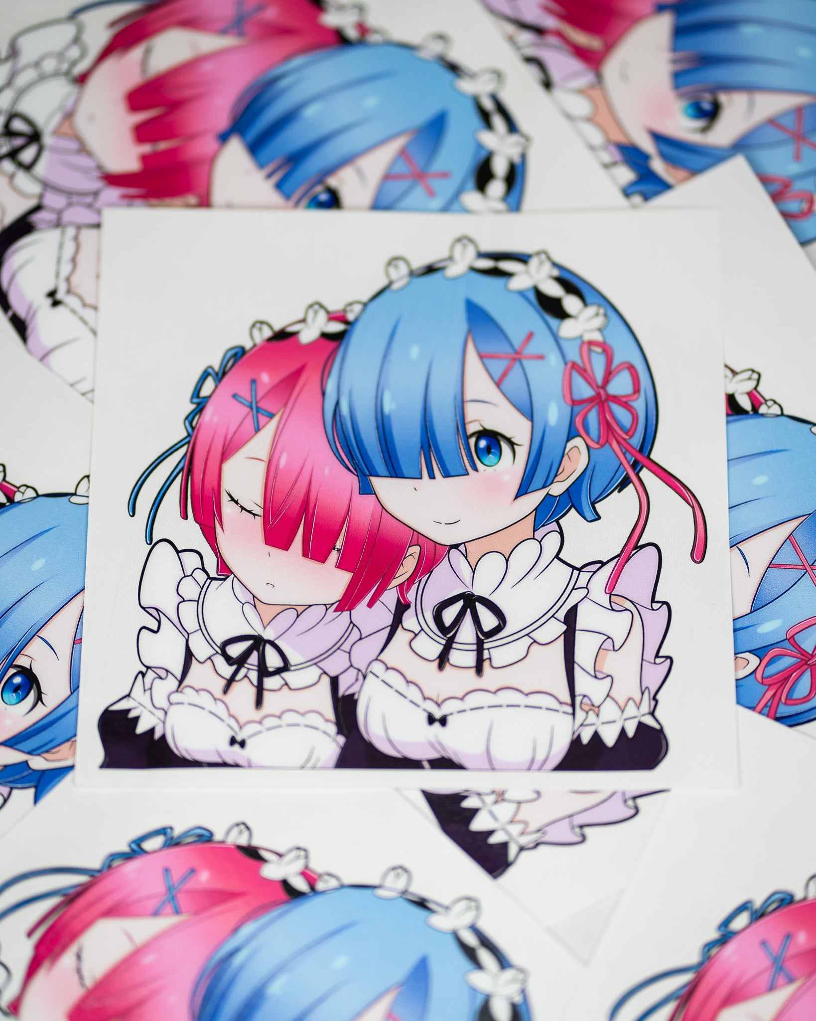 Rem & Ram Sticker